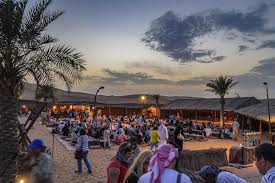 A very elegant safari party. Evening Safari Experience With Quad Bike And Bbq Dinner In Dubai Desert Outdoortrip