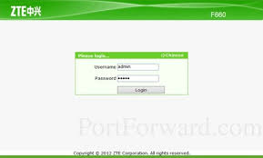 Type 192.168.1.1 (the default ip to access the admin interface) in the address. Fastest Zte F660 Router Open Port Instructions