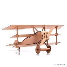 avion en carton baron rouge a construire leolandia maquette de l atelier chez soi jouets coloriage fleur