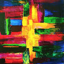Colorblock Abstract Art Paintings