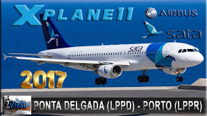 Novo Simulador De Voo 2017 A320 Sata Ponta Delgada Lppd Porto Lppr Ivao