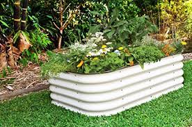 936 corrugated metal raised bed products are offered for sale by suppliers on alibaba.com, of which flower pots & planters accounts for 5%. Birdies 6 In 1 Raised Garden Flower Planter Bed Cream Merino Coated Steel 40cm Height Buy Online In Germany At Desertcart De Productid 52458906