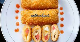 Resep Risol Roti Tawar Sosis Mayonnaise Oleh Asih Nurlitasari Recipe Makanan Rotis Sosis
