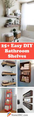 Bathroom wall decor bathroom shelves bath decor bathroom ideas budget bathroom tuscan bathroom decor pictures for bathroom walls shower ideas bathroom ladder. 25 Best Diy Bathroom Shelf Ideas And Designs For 2021