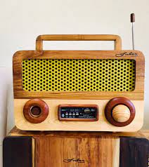 Pin Di Faber Instrument Indonesia Wooden Radio Vintage Return With Art