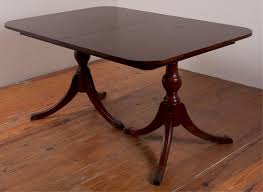 There are a few light scuffs on the front but, i believe they can be fixed as they are only on surface and are not deep. Drexel Mahogany Dining Table Sold At Auction On 21st November Bidsquare