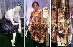 Vienna Insight: Designer Lola Paltinger presented dirndl dresses for the  Munich Beer Festival 'Oktoberfest' 2017