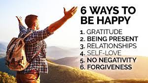 How To Be Happy: 6 Ways To Be Happy Every Day - Youtube