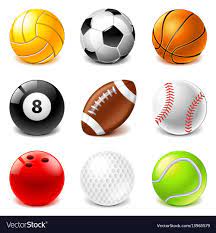 Sport Balls Icons Set Royalty Free Vector Image Sports Balls Sports Ball