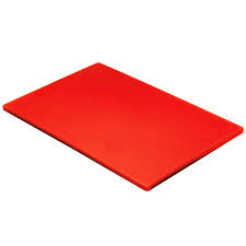 Colour Coded Chopping Board 1 2inch Red Raw Meat Single