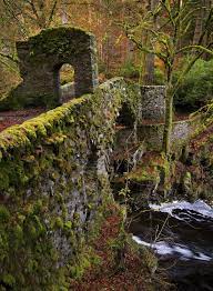 River Braan Bridge Landscape Scenery Scotland