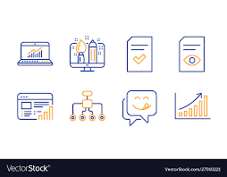 online statistics web report and creative design