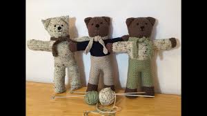 You are going to love these adorable knitted teddy bear patterns. How To Knit Teddy Bears Youtube