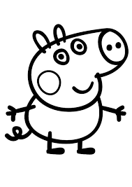 Peppa pig coloring pages grandpa pig. Peppa Pig George Coloring Page Coloring And Drawing