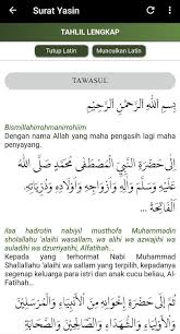 Selain itu surat yasin juga dibaca saat tahlilan apabila ada. Surat Yasin Tahlil Terjemahan Offline Fur Android Apk Herunterladen