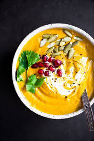 Easy Vegan Pumpkin Soup By Themovementmenu Com Vegan Pumpkin Soup Pumpkin Soup Recipe Whole30 Soup Recipes