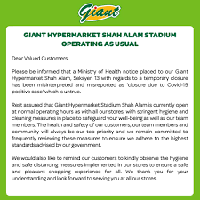 Till now it has already build its own empire or retail store by having around 100 hypermarket, supermarket and store. Giant Hypermarket In Selangor Ordered To Close For 8 Days