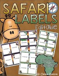 These were very simple as that was not the focus of the playdate, unlike a lot of the parties we throw. Jungle Safari Theme Classroom Labels Decorations Editable By Cameron Brazelton
