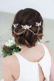 Gold Crystal Hair Chain Bridal Hair Jewelry Crystal Tiara Etsy Bridal Hair Jewelry Bridal Hair Chain Crystal Headpiece Wedding