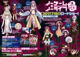 No Game No Life Zero The Movie Magazine Scan Riku Shuvi Corone Dora No Game No Life Life Anime