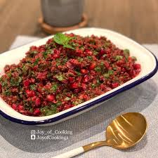 طبخه ونص New On Instagram تبوله الشمندر طعمها خيالي حامض حلو شي لذييييذ لازم تجربونها و اكتبوا لي رايكم المقادير ٢ حزمة بقدونس ٢ شمندر ١ بصل اب