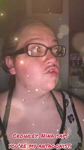 Nina Telling Crowley Him and Aziraphale Looks Like A Couple Scene