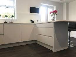 Check spelling or type a new query. Light Grey Matt Handleless Kitchen With Quartz Worktop Contemporary Kitchen Buckinghamshire By Lima Kitchens Houzz Uk