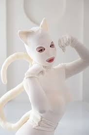 Amazon | Zentai Dreamer ZD26 Fluffy Kittyフワフワネコ 全身タイツ オンデマンド オーダー全身タイツ猫耳  尻尾つき 大きいサイズ フワフワネコ (大きいサイズ) | コスプレ・仮装 通販