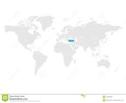La capitale de turquie est ankara. La Turquie A Marque Par Le Bleu Dans La Carte Politique Du Monde Gris Illustration De Vecteur Illustration De Vecteur Illustration Du Moderne Cartographie 104540567