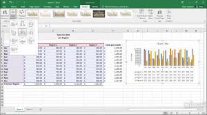 Quick Layouts Excel 2016 Charts