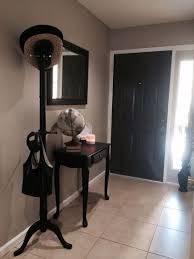 Makeover Of My Entryway Valspar Barefoot Beach On Walls The Perfect Greige Door Is Painted Interior Paint Colors Pastel Interior House Paint Interior