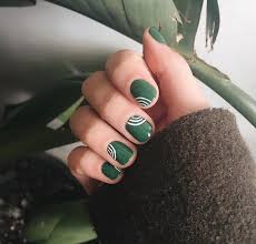 If you want your nails look fresh, you can choose a green color combined with other colors, such as white and blue. 43 Fall Nail Art Ideas 2020 Trendy Designs To Try This Autumn Glamour