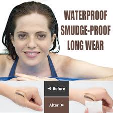 ALLROSE Eyebrow Stamp Stencil Kit for Older Women