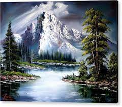 Currently has 1,165 original bob ross paintings in a private storage room in its northern virginia headquarters. Sun After Rain Acrylic Print By Shirwan Ahmed Bob Ross Paintings Bob Ross Art Mountain Paintings
