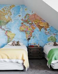 Trending Gorgeous Map Walls And Murals Wallpaper Design For Bedroom Childrens Bedroom Wallpaper Wallpaper Walls Bedroom