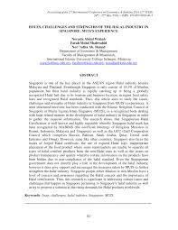 Последние твиты от malaysia international halal showcase (mihas) (@mihas_malaysia). Pdf Issues Challenges And Strength Of The Halal Industry In Singapore Muis S Experience