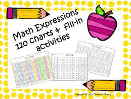 Math Expressions 120 Charts And Activities Classroom Math