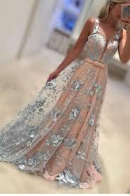A Line Sleeveless Prom Gown Lace Appliques Sweep Train Coral Evening Dress With Bowknot N100 Prom Dresses Sleeveless Prom Party Dresses Cheap Evening Gowns