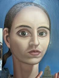 Creative self portrait in the process.