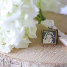 Glue on a photo and attach to bouquet with a ribbon. Tiny Photo Frame For Wedding Bouquet By The Wedding Of My Dreams Notonthehighstreet Com
