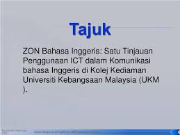 Examples of translating «tajuk» in context Ppt Action Research On English In Residential Colleges Powerpoint Presentation Id 5797725