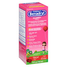 Benadryl Childrens Allergy Liquid Cherry