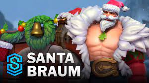 Santa Braum Wild Rift Skin Spotlight - YouTube