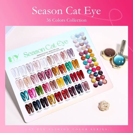 36 Colors Cat Eye Nail Polish Set | Magnetic Gel Polish HEMA-Free