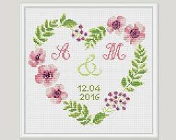 >> wedding ring cushions >> alphabets and monograms. Visual Arts Printing Printmaking Mr Mrs Printable Floral Border Embroidery Needlecraft Personalized Wedding Gift Modern Wedding Cross Stitch Pattern Flowers Pattern