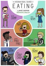 The International Sounds Of Eating Different Languages Language James Chapman