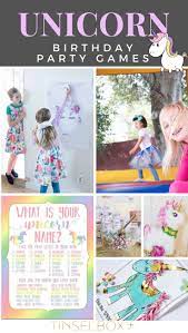 Fun Unicorn Themed Party Games 1st Birthday Party Games Birthday Party Games For Kids Unicorn Birthday Party Games