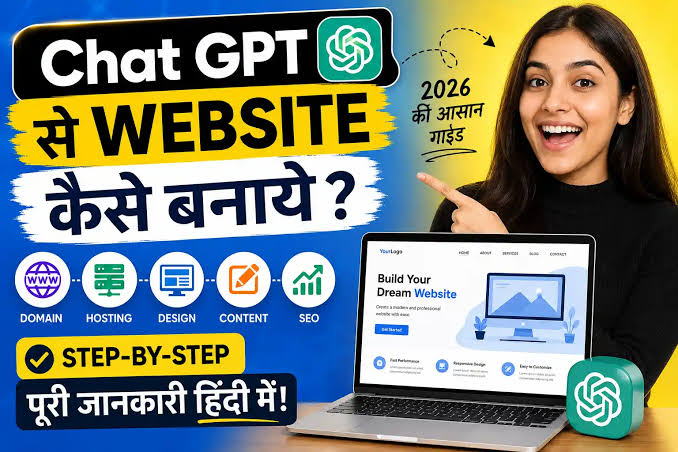Chat GPT Se Website Kaise Banaye? 2026 की Guide