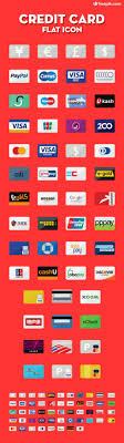 E Commerce Freebie On Noupe 50 Credit Card Flat Icons By Freepik Noupe Credit Card Icon Credit Card App Credit Card Images
