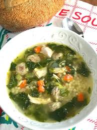 Italian Wedding Soup With Escarole And Mini Meatballs Proud Italian Cook Recipe Wedding Soup Italian Wedding Soup Mini Meatballs